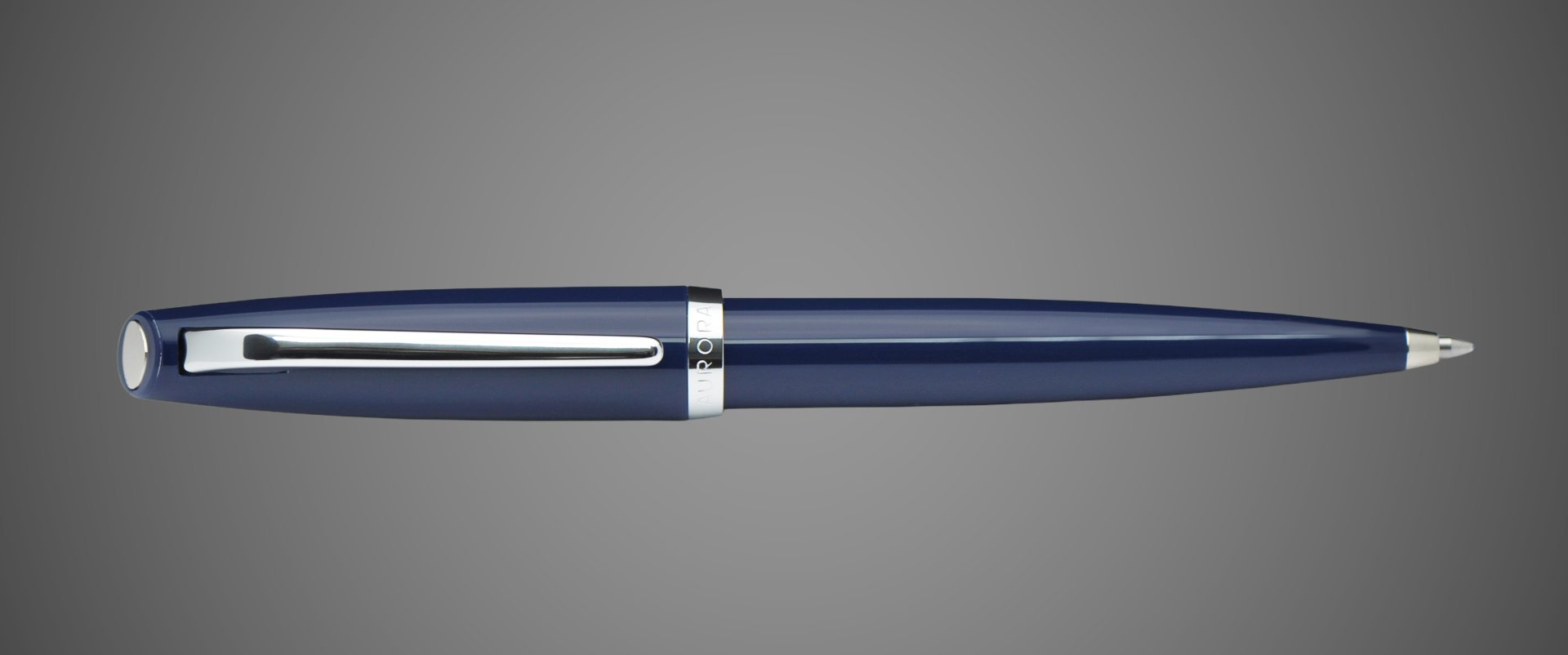 Шариковая ручка Aurora Style Blue CT, в подарочной коробке, Лаки и смолы: смола, хром