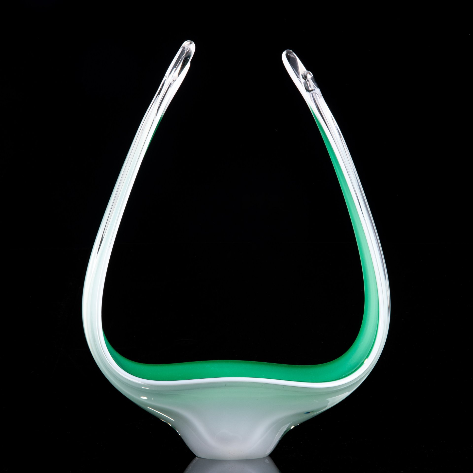 Ваза интерьерная, (фруктовница) в стилистике Murano