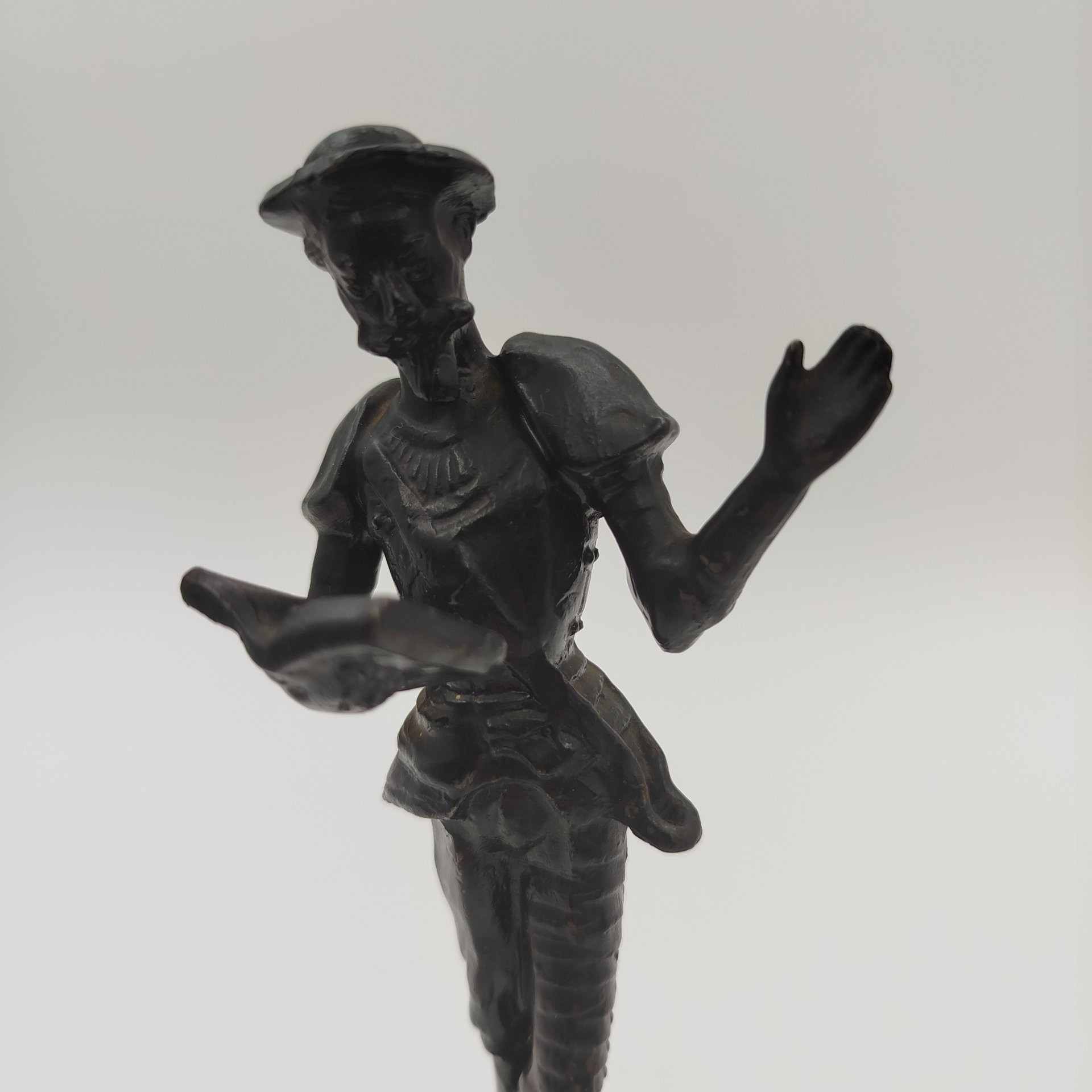 Статуэтка "Дон Кихот", чугун, крашение, СССР, 1970-1990 гг.