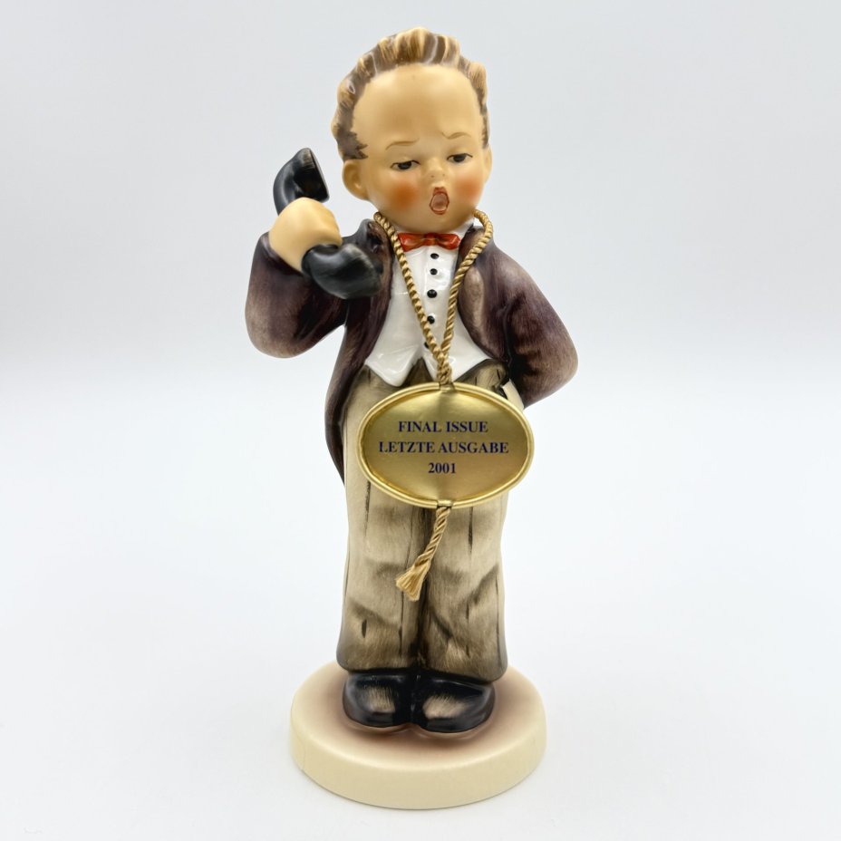 Статуэтка "Секретарь" ("Chef Hello"), фарфор, роспись, Goebel Hummel, Германия, 2001 г., Goebel Hummel