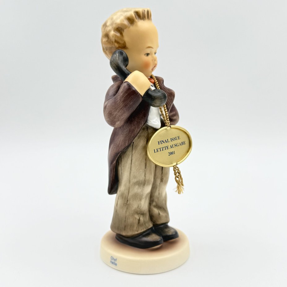 Статуэтка "Секретарь" ("Chef Hello"), фарфор, роспись, Goebel Hummel, Германия, 2001 г., Goebel Hummel
