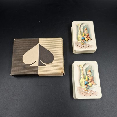 Карты пасьянсные сувенирные (две колоды), Ленинградский комбинат цветной печати