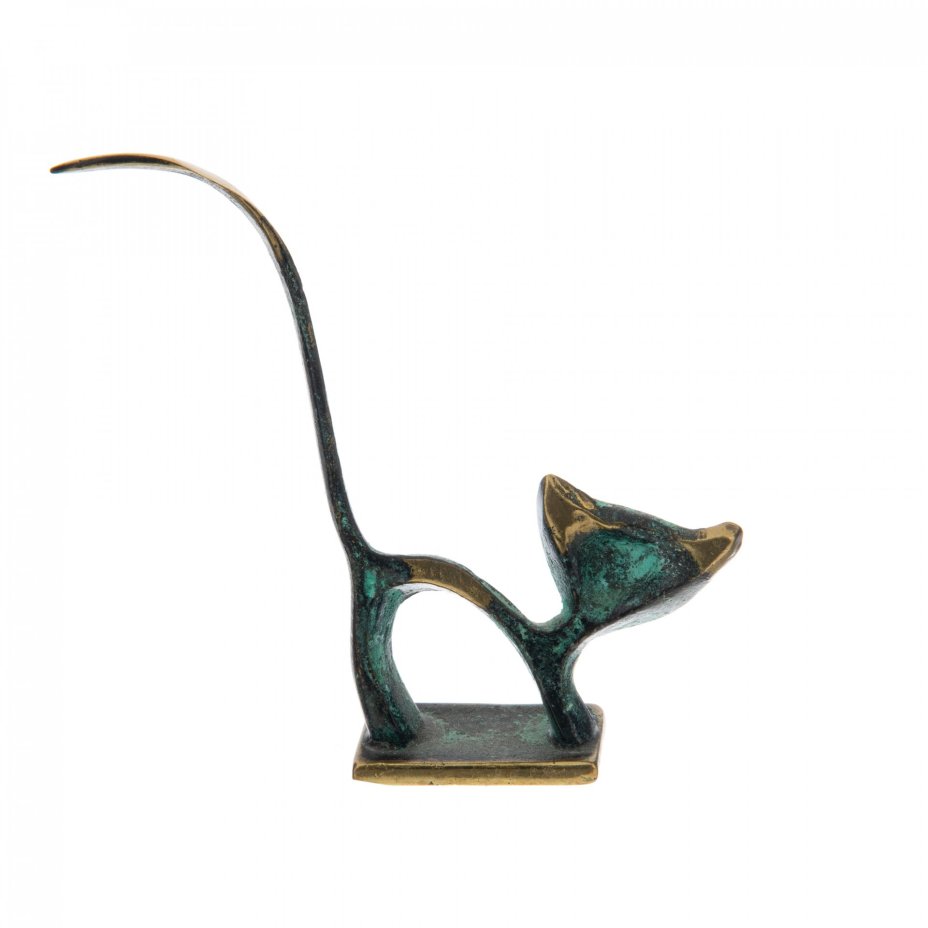 Статуэтка "Кошка", бронза, литьё, Индия, 1990-2000 гг.