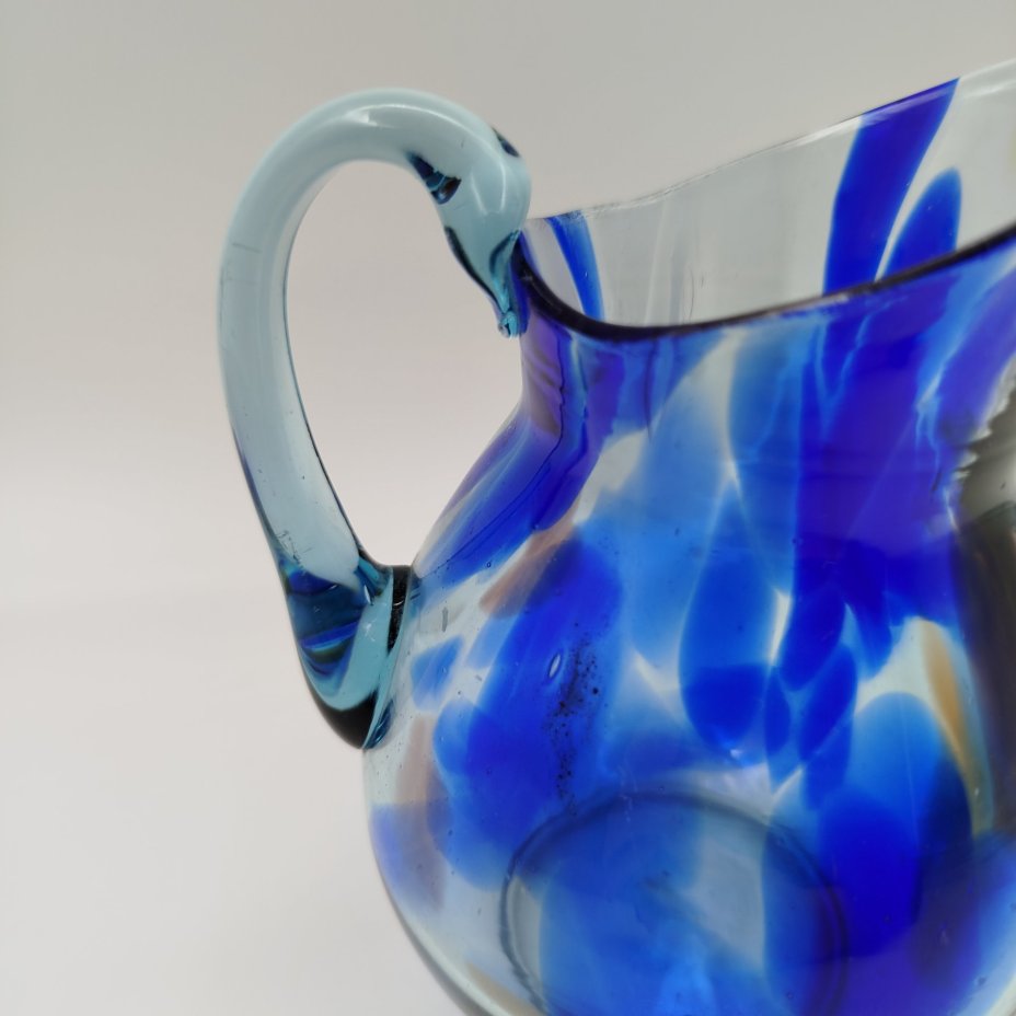 Кувшин миниатюрный сине-голубого оттенка