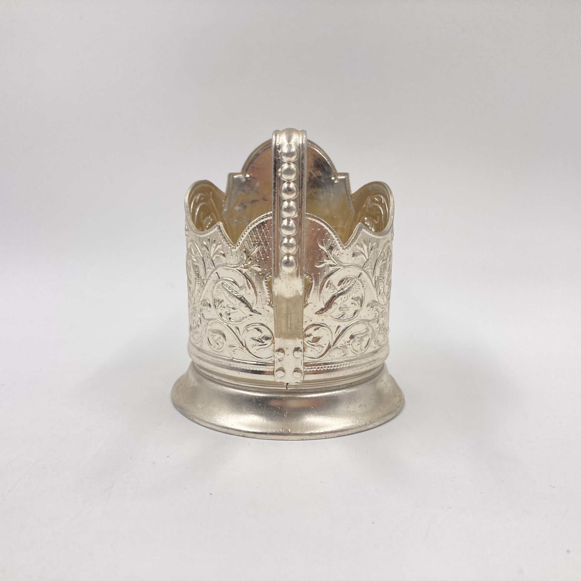 Подстаканник "Золотая рыбка", алюминий, СССР, 1980-1990 гг.