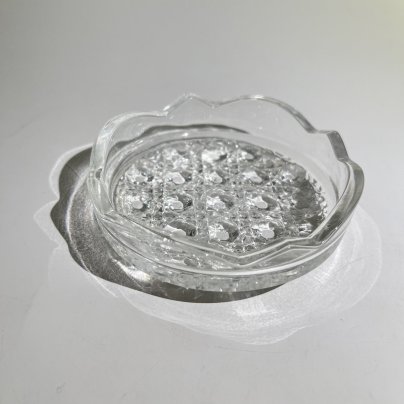 Пепельница с объемным дном, хрусталь, СССР, 1970-1990 гг.