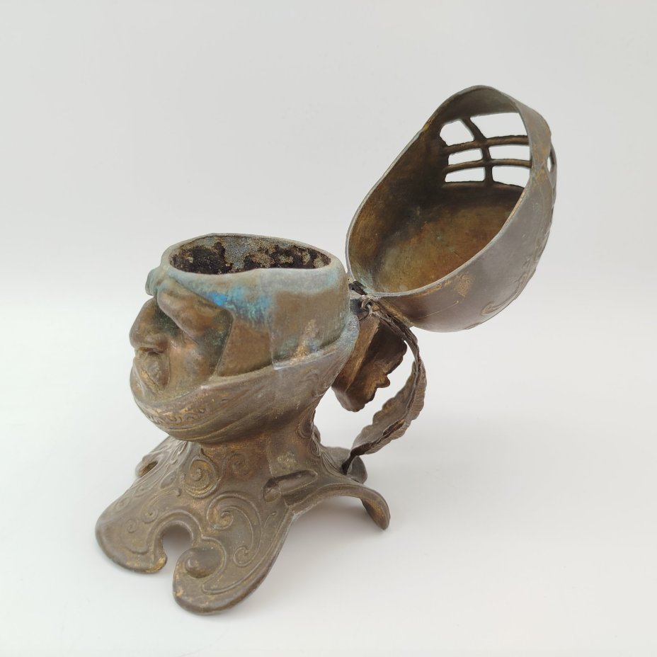 Пепельница "Рыцарь", металл, литье, формовка, Европа, 1960-1980 гг.