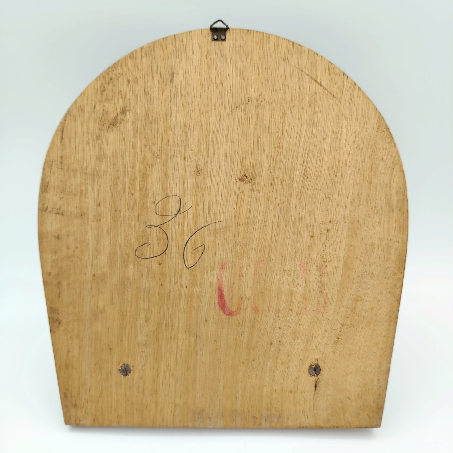Панно настенное  для писем/бумаг "Эрдельтерьер", дерево, металл