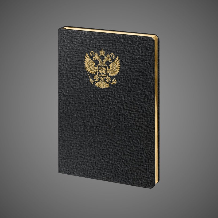 Подарочный набор: Шариковая ручка Parker Jotter Russia SE, цвет: St. Steel GT и Ежедневник недатированный "Герб", Металлы: нержавеющая сталь