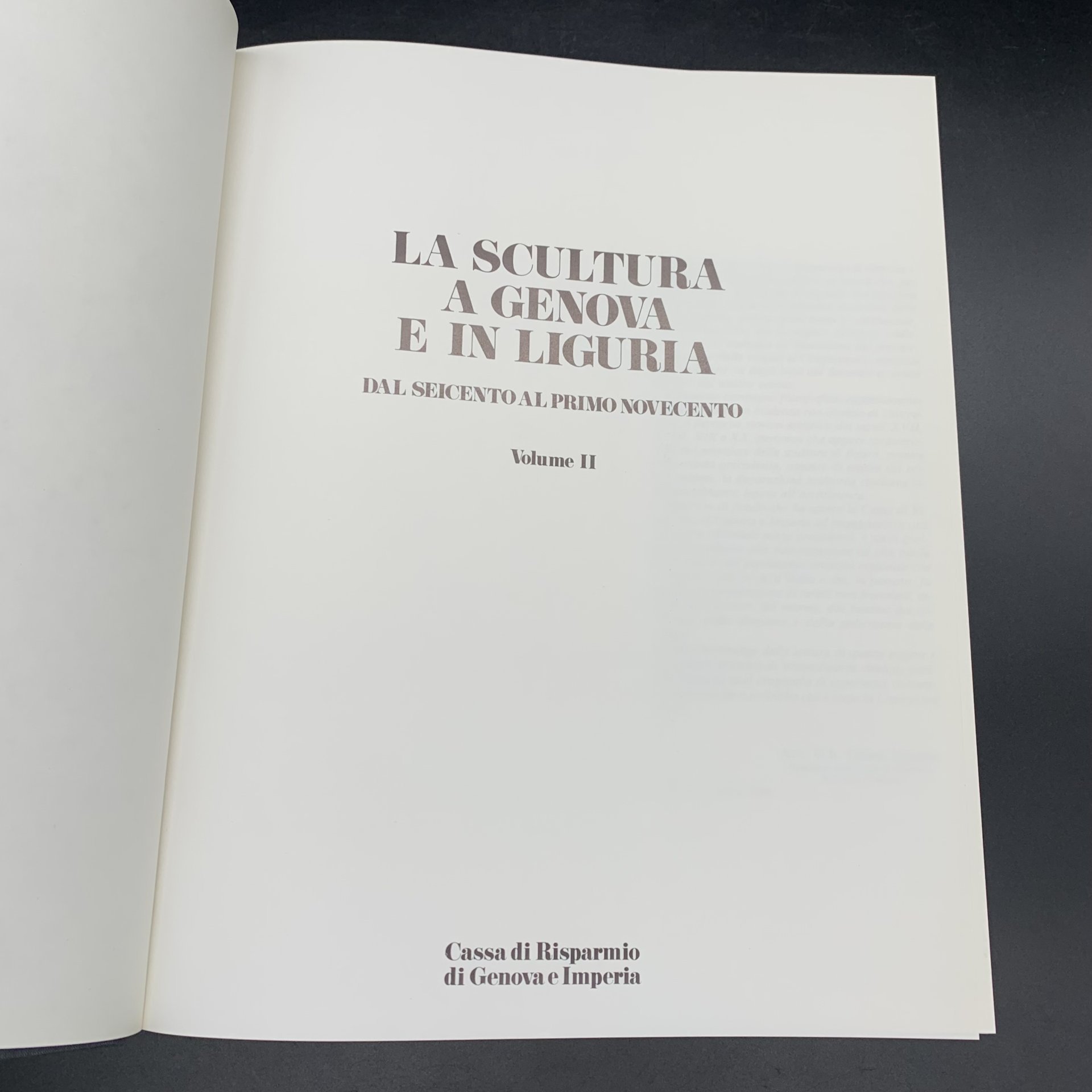 Книга "La scultura a Genova e in Liguria Dal Seicento al primo Novecento"  Volume II, Cassa risparmio Genova e Imperia Carige