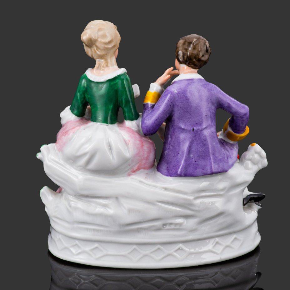 Статуэтка "Галантная сцена", Reichmannsdorf Porcelain