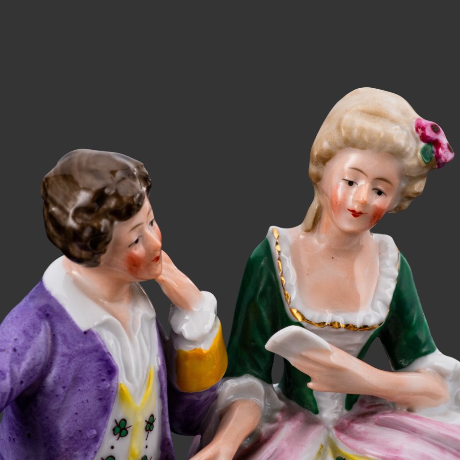 Статуэтка "Галантная сцена", Reichmannsdorf Porcelain
