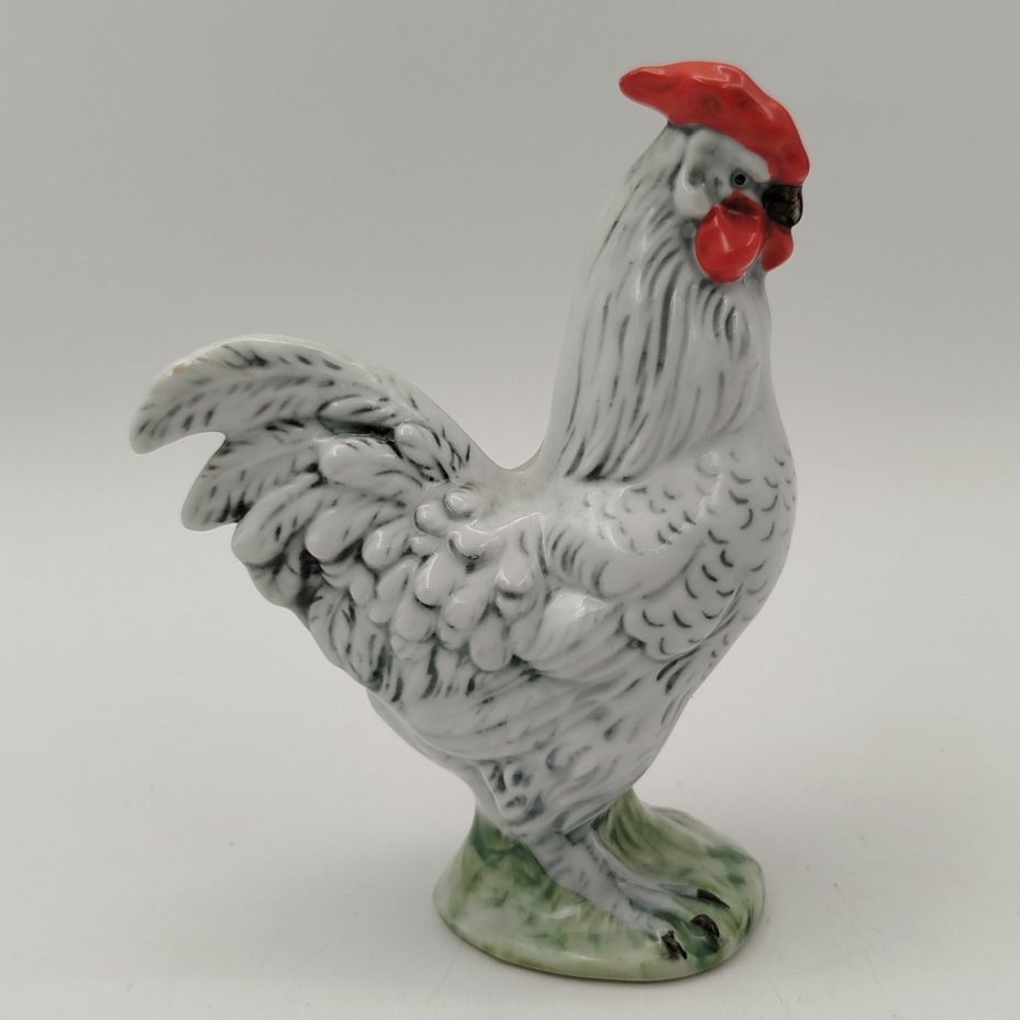 Статуэтка "Петух", фарфор, роспись, Carl Scheidig, Gräfenthal, ГДР, 1972-1990 гг.