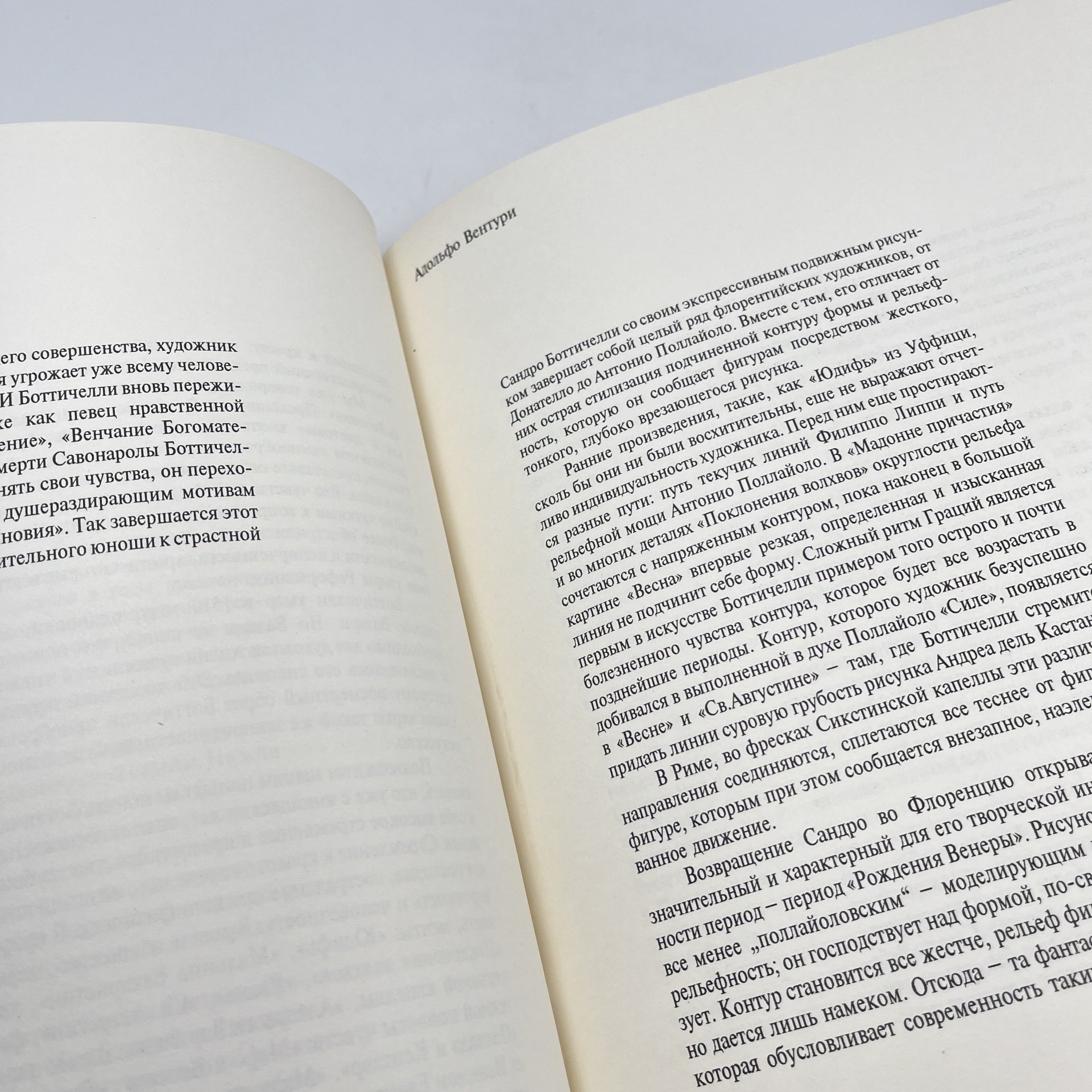 Книга "Боттичелли" из серии "Великие мастера мирового искусства", сост. О. Сугробова, бумага, печать, Россия, 1993 г.