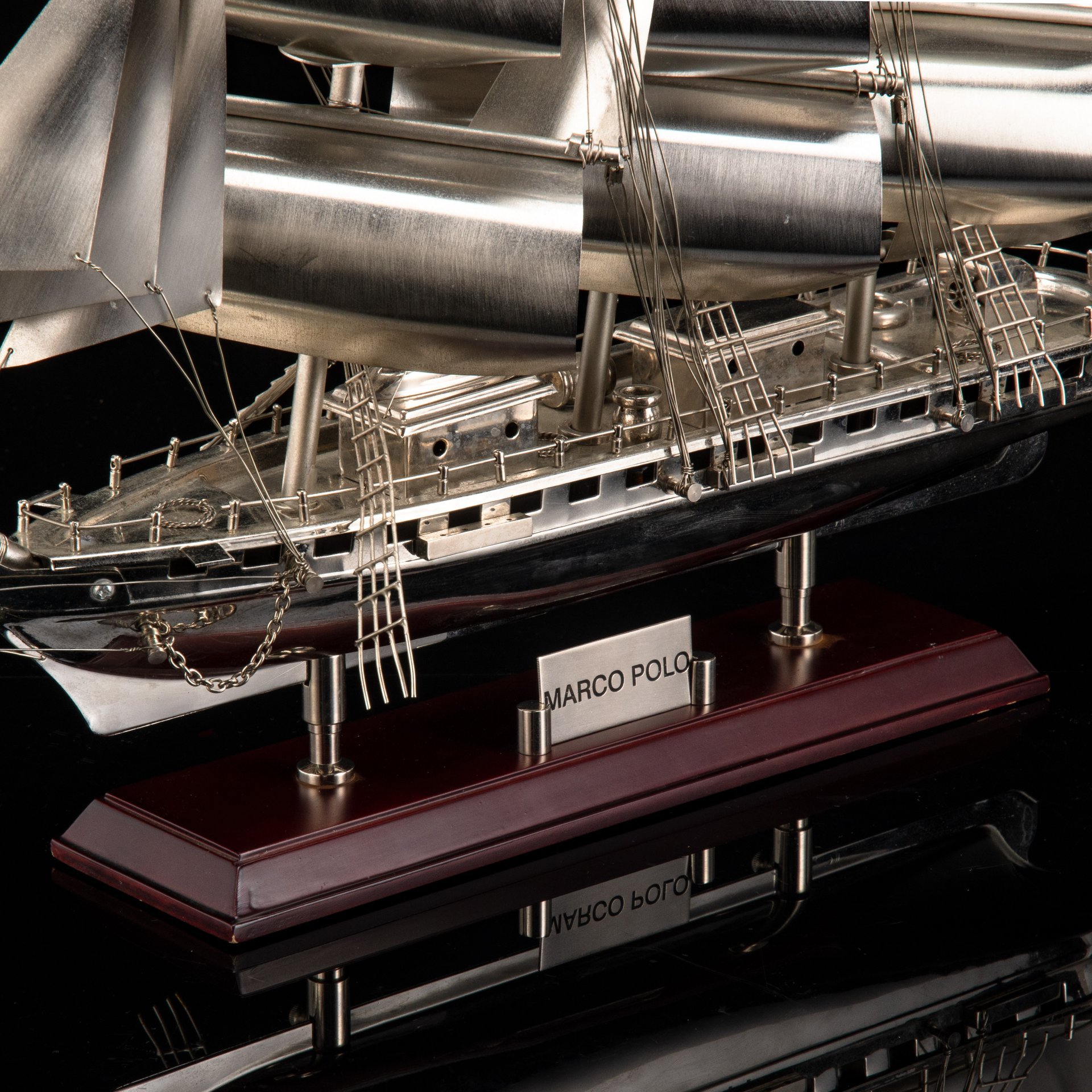 Модель парусного корабля "Marco Polo (Марко Поло)", металл, дерево, Remeco Collection, Великобритания, 2000-2020 гг.