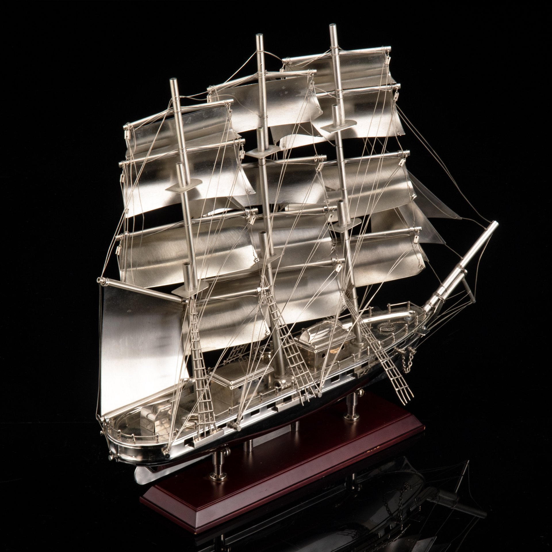 Модель парусного корабля "Marco Polo (Марко Поло)", металл, дерево, Remeco Collection, Великобритания, 2000-2020 гг.