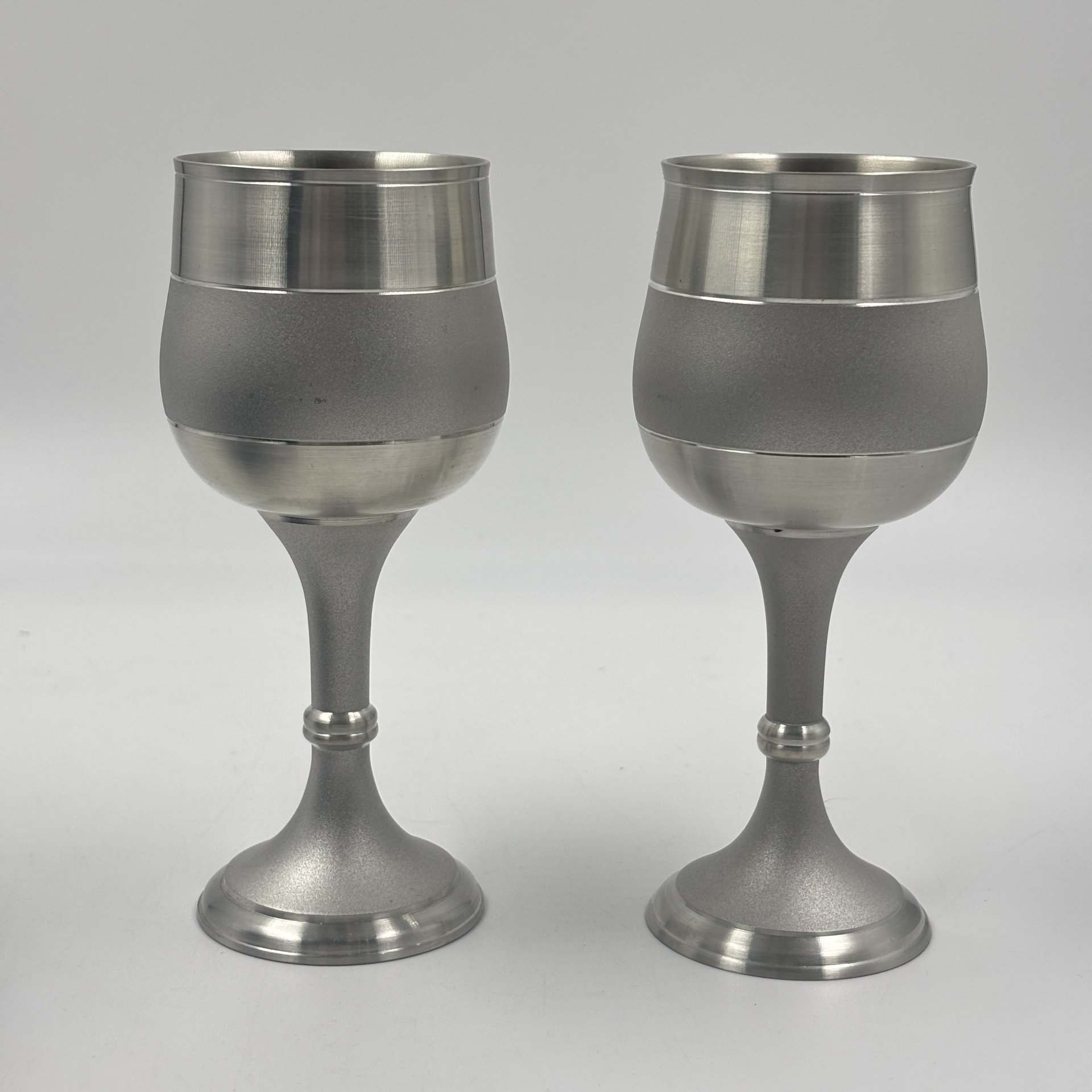 Набор из двух бокалов в оригинальном футляре, "Eagle Pewter"