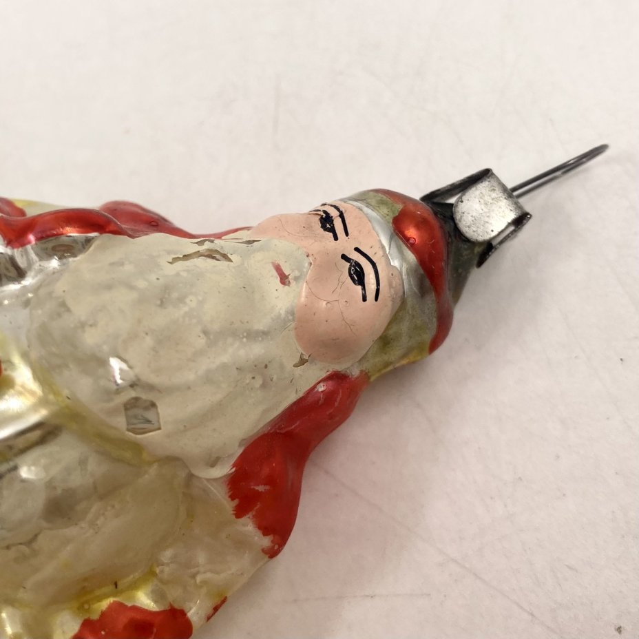 Ёлочная игрушка "Царь Дадон", стекло, роспись, металл, Завод стеклянных ёлочных украшений и оптических изделий, г. Москва, Завод стеклянных ёлочных украшений и оптических изделий