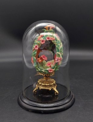Статуэтка в форме яйца "Колибри"  из серии "House Of Faberge", The Franklin Mint