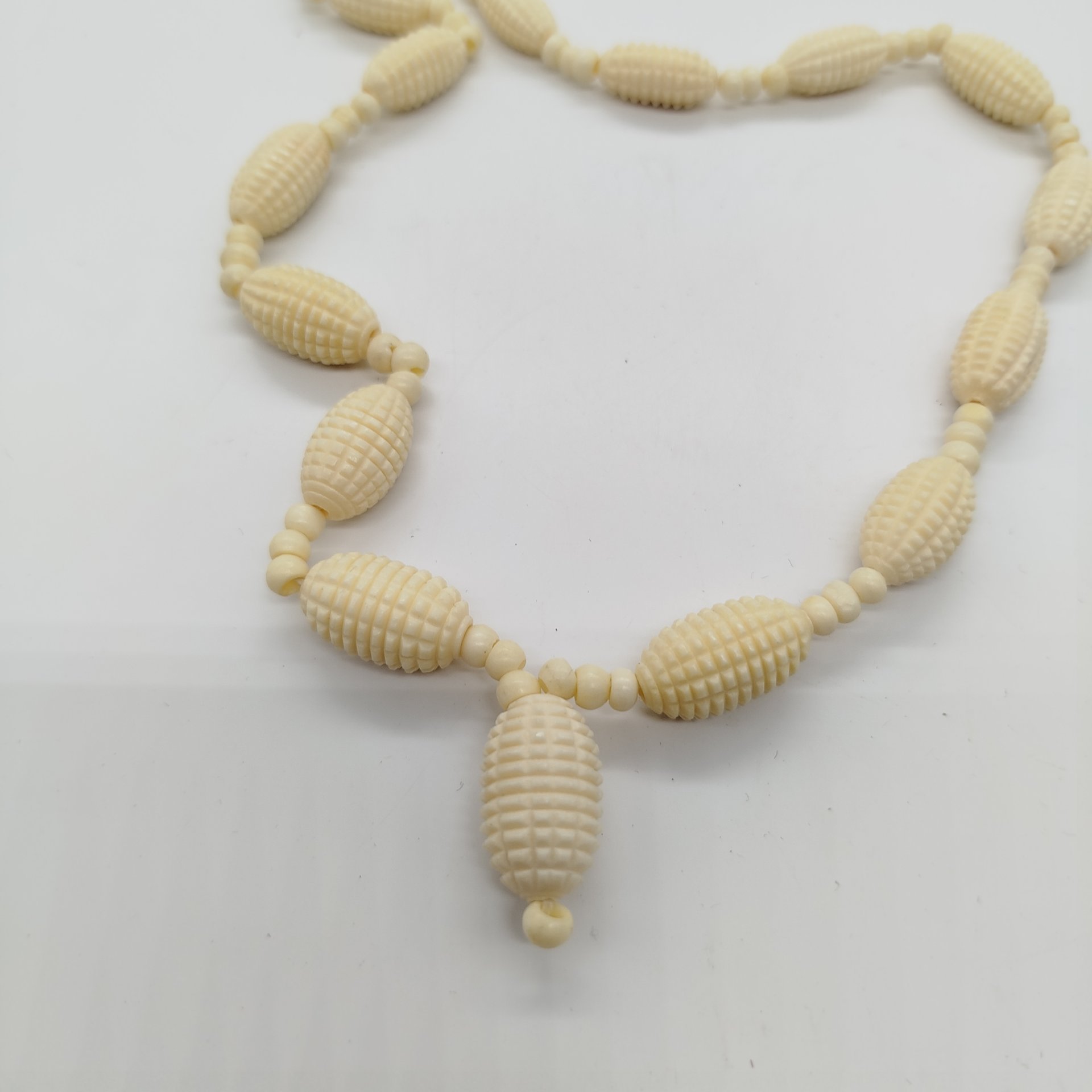 Бусы, кость, резьба, Азия, 1970-1980 гг.