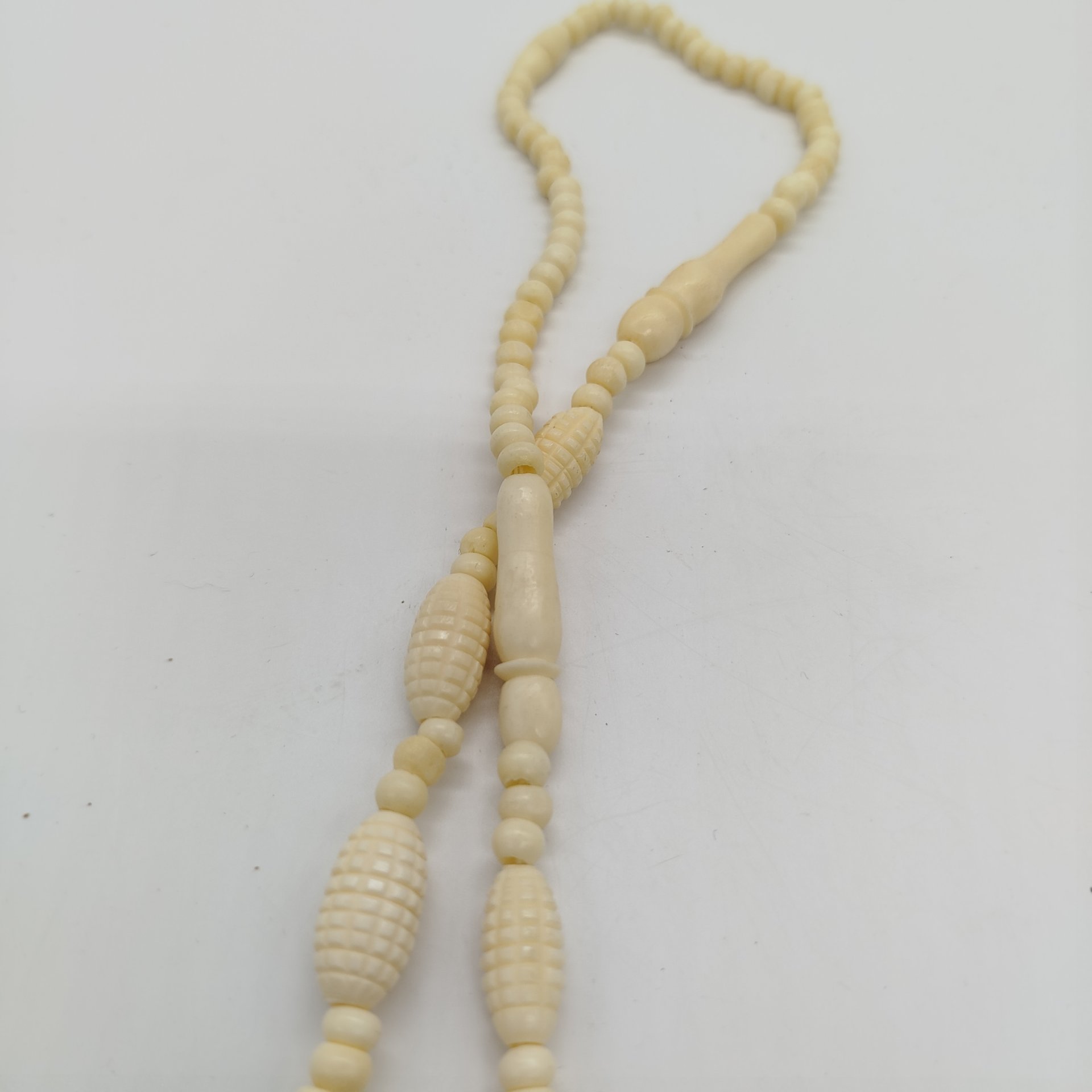 Бусы, кость, резьба, Азия, 1970-1980 гг.