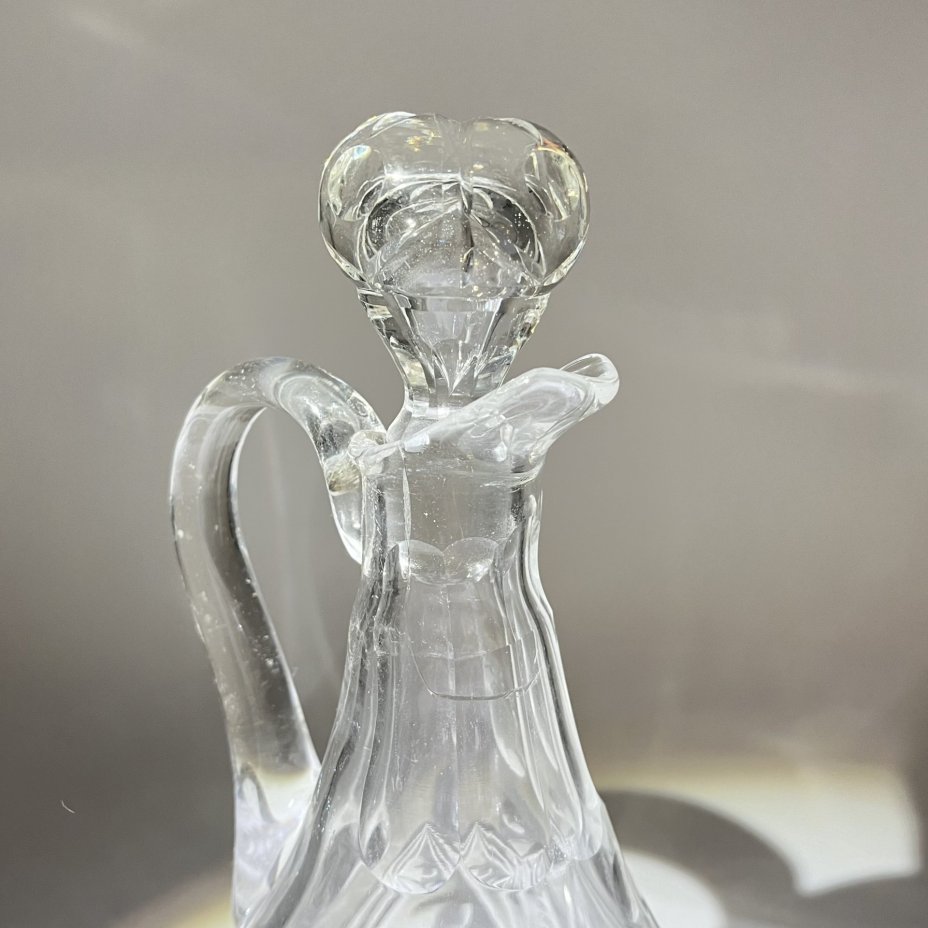 Графин с абстрактным резным декором, хрусталь, СССР, 1980-1990 гг.