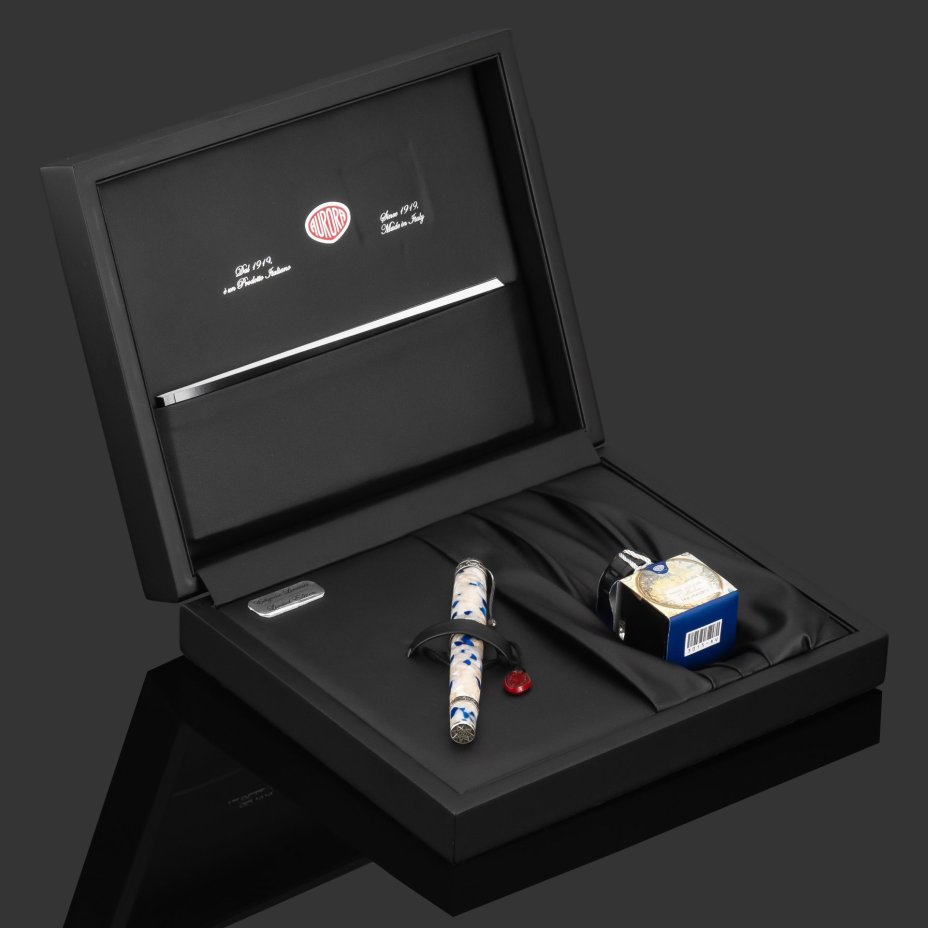 Ручка перьевая "Aurora Mappe Antiche" (Древние карты Авроры), в подарочной коробке