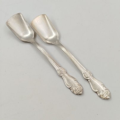 Пара лопаток для сахара "Серебряная роза"