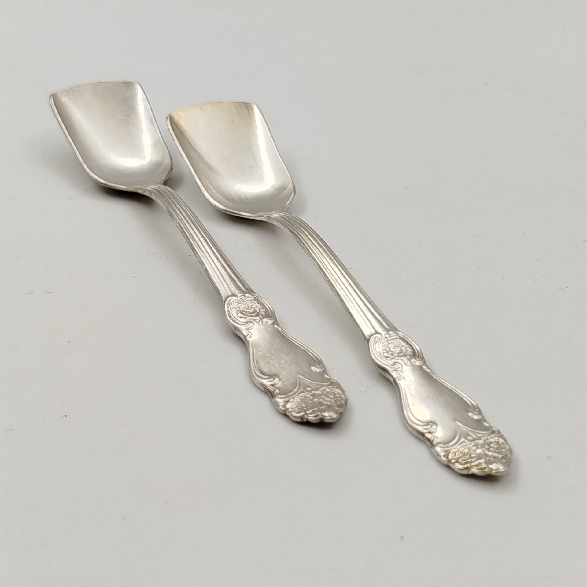 Пара лопаток для сахара "Серебряная роза"