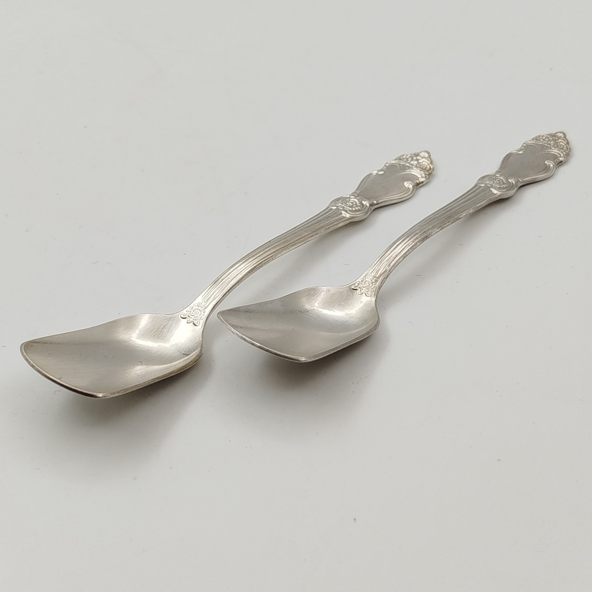 Пара лопаток для сахара "Серебряная роза"