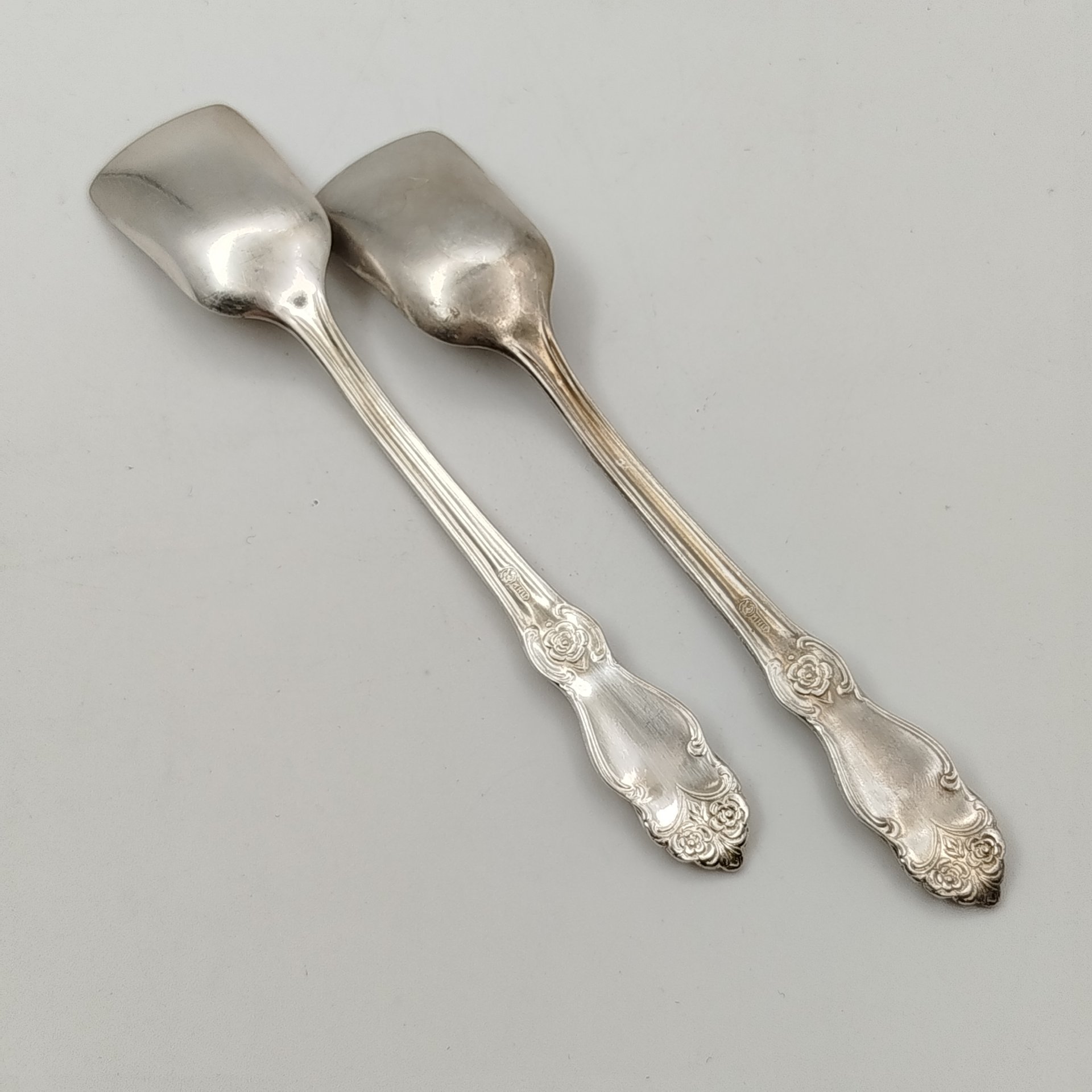 Пара лопаток для сахара "Серебряная роза"