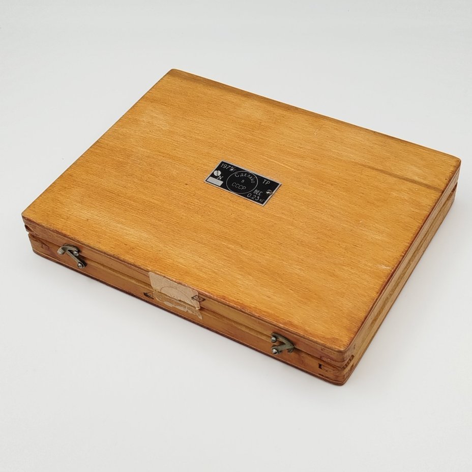 Транспортир штурманский в оригинальном футляре со свидетельством о приемке