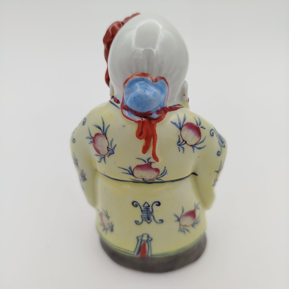 Статуэтка "Шоу-син" (божество долголетия), фарфор, роспись, Китай, 1950-1970 гг., Китай