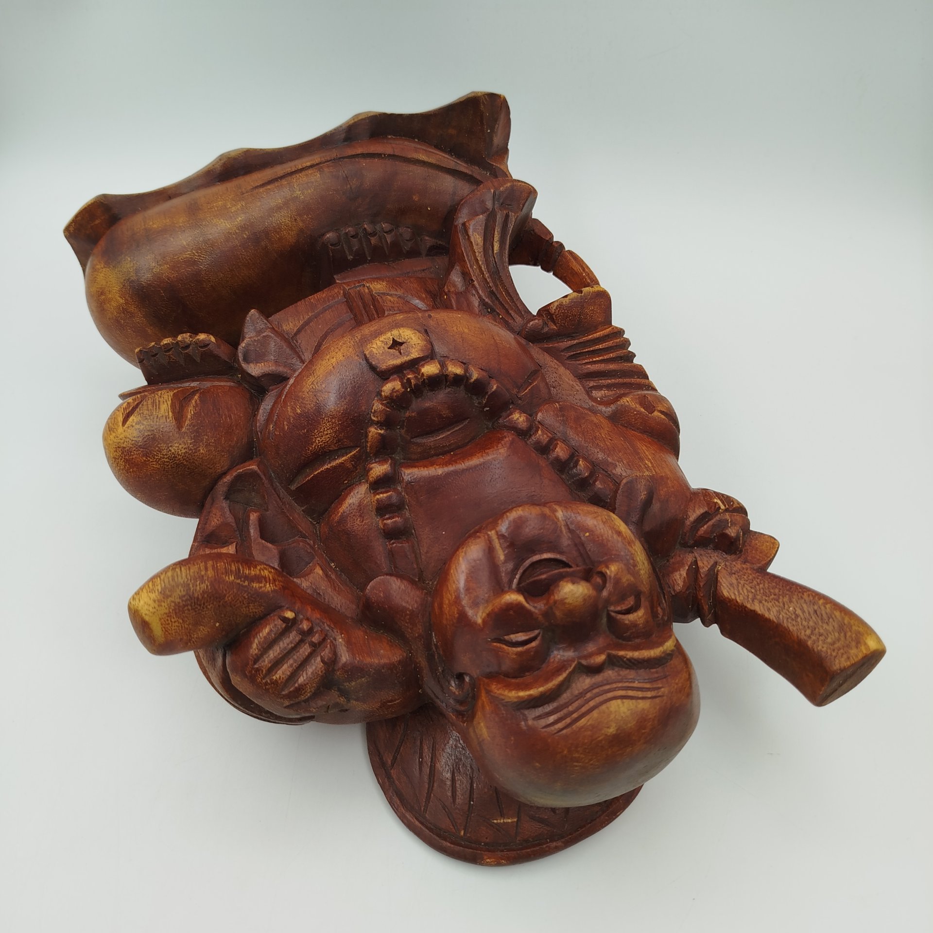 Статуэтка "Хотэй" (божество благополучия), дерево, резьба, Азия, 1960-1990 гг.