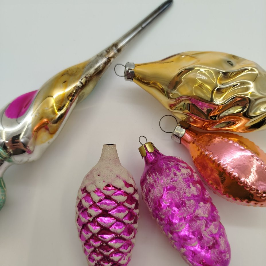 Набор из пяти ёлочных игрушек