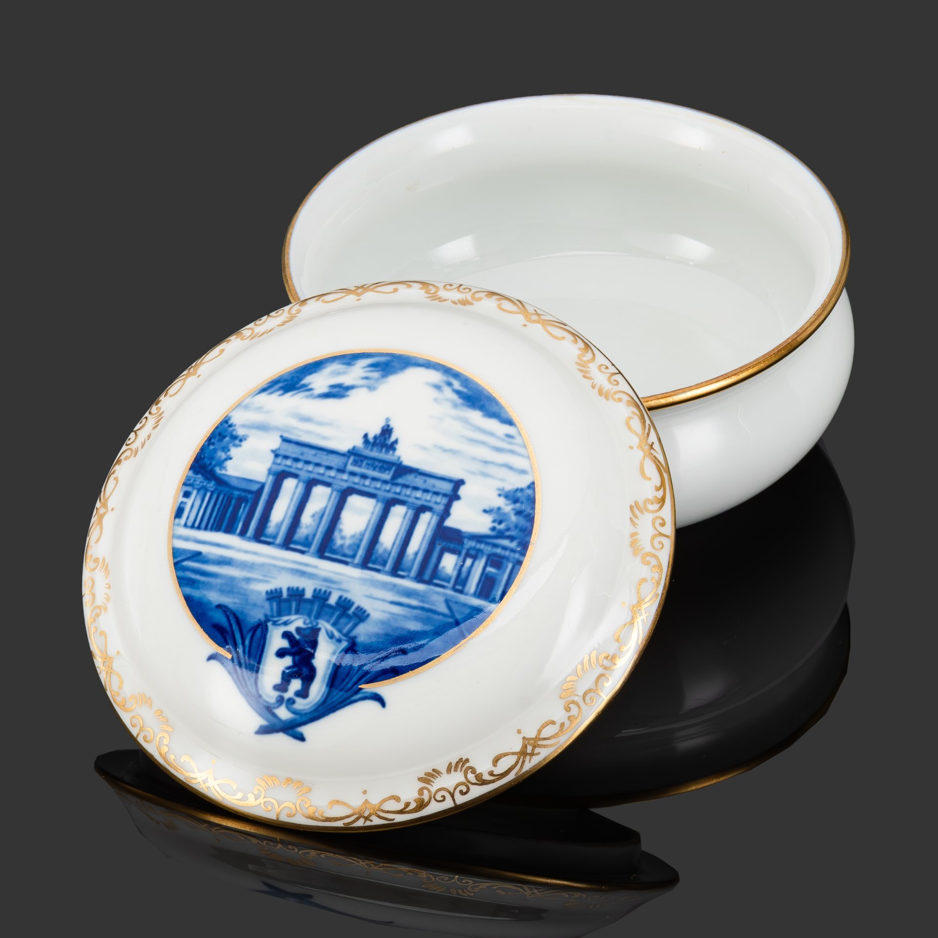 Шкатулка "Бранденбургские ворота", Meissen (Мейсенский фарфор)