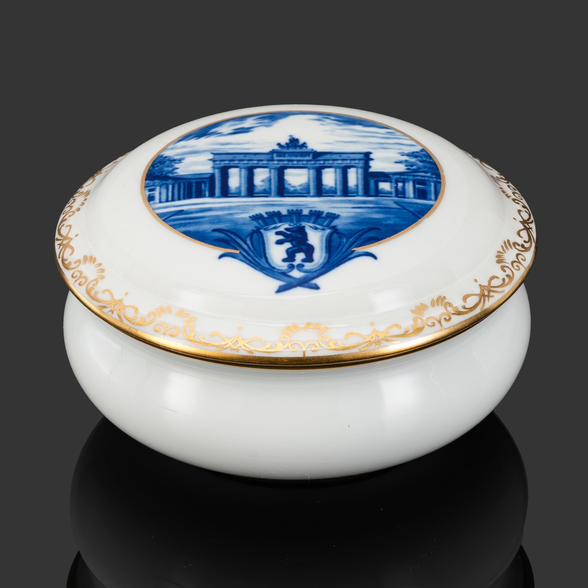 Шкатулка "Бранденбургские ворота", Meissen (Мейсенский фарфор)
