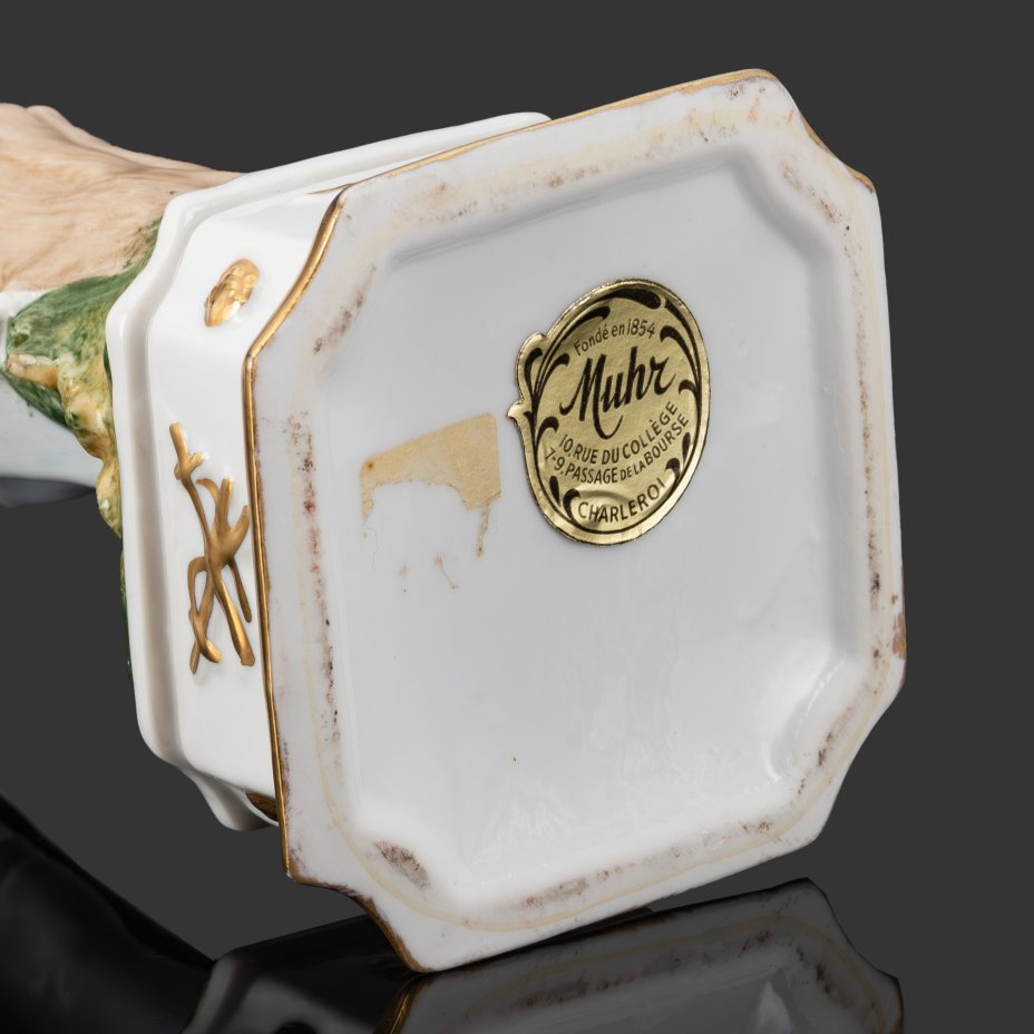 Статуэтка "Знаменосец" из серии "Армия Наполеона", мануфактура Muhr (г. Шарлеруа)