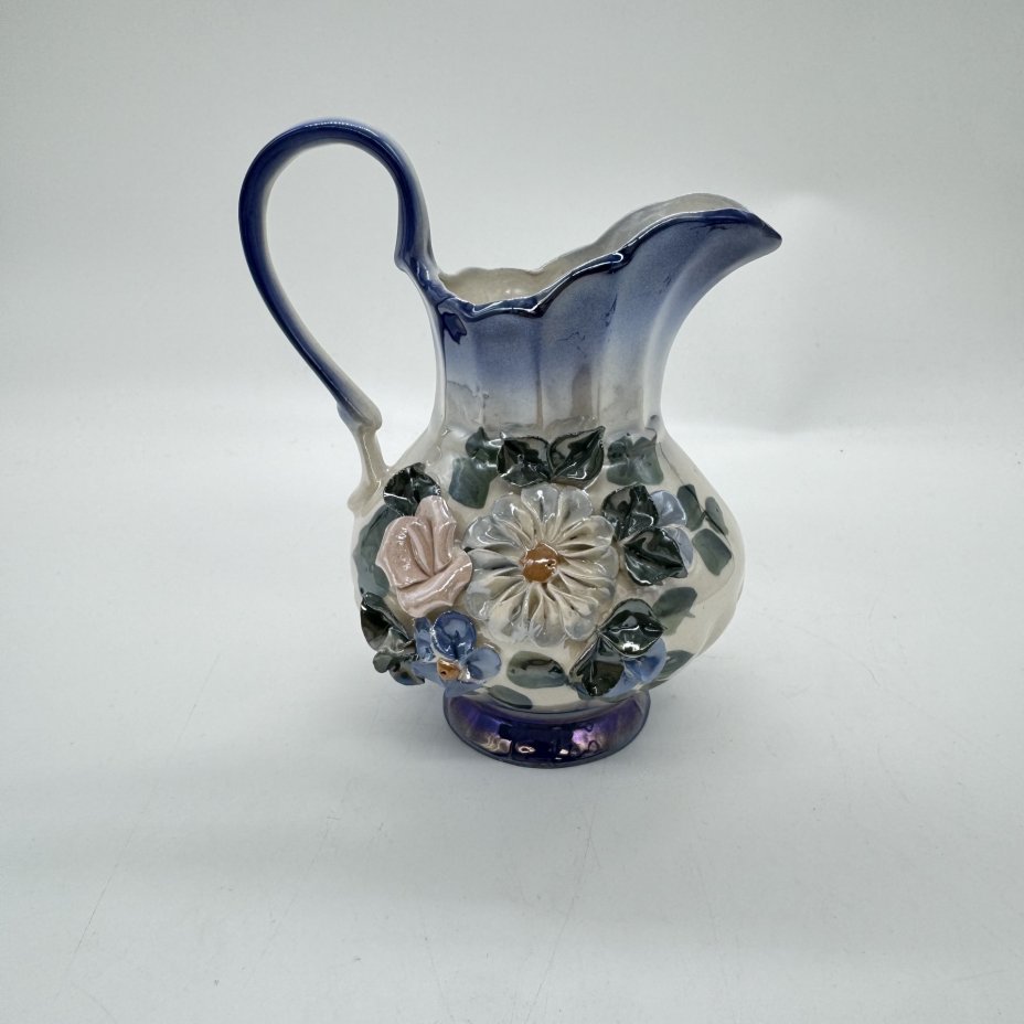 Молочник с цветочным декором, Кисловодский фарфор - Феникс
