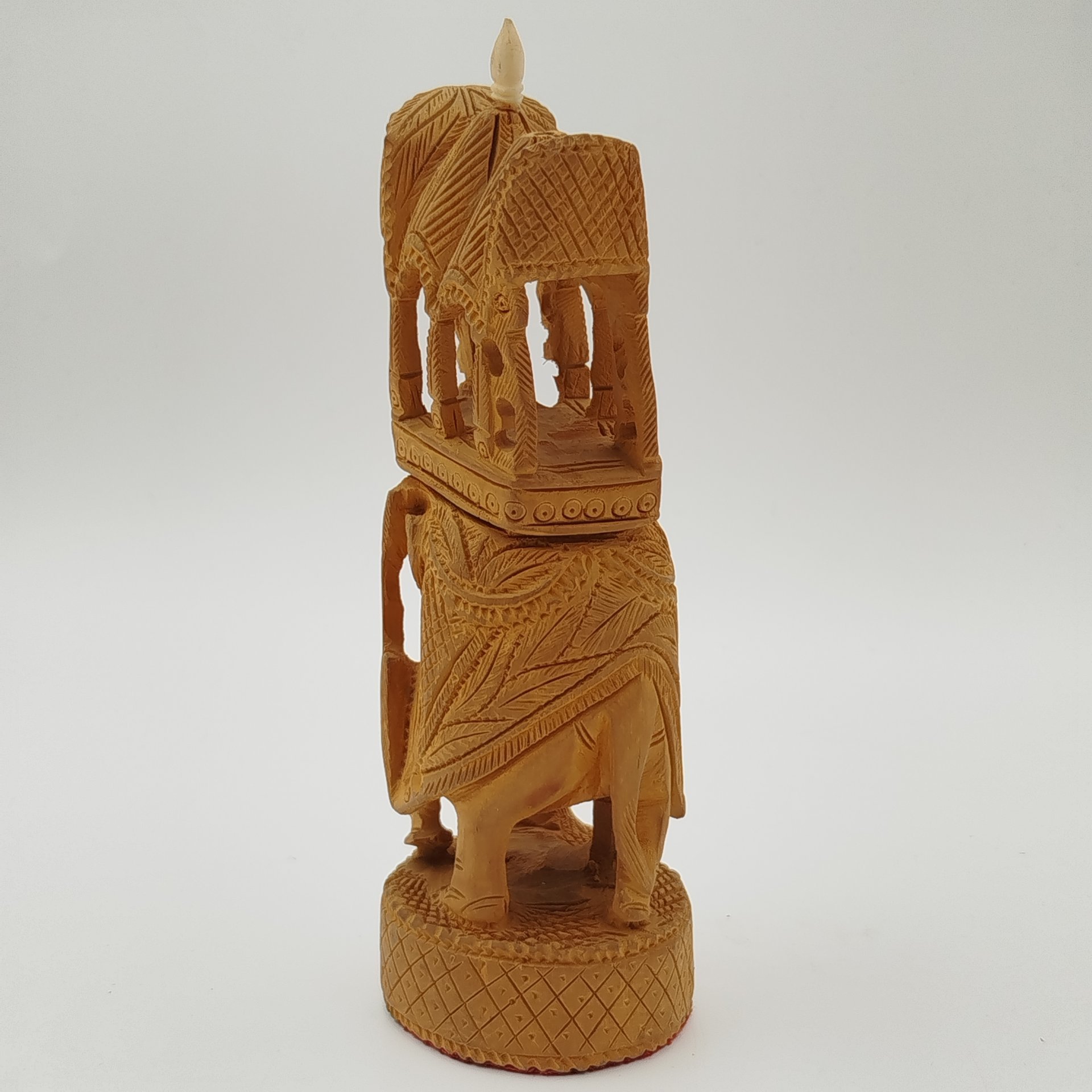 Статуэтка "Слон с паланкином", дерево, резьба, кость, Индия, 1970-1990 гг.