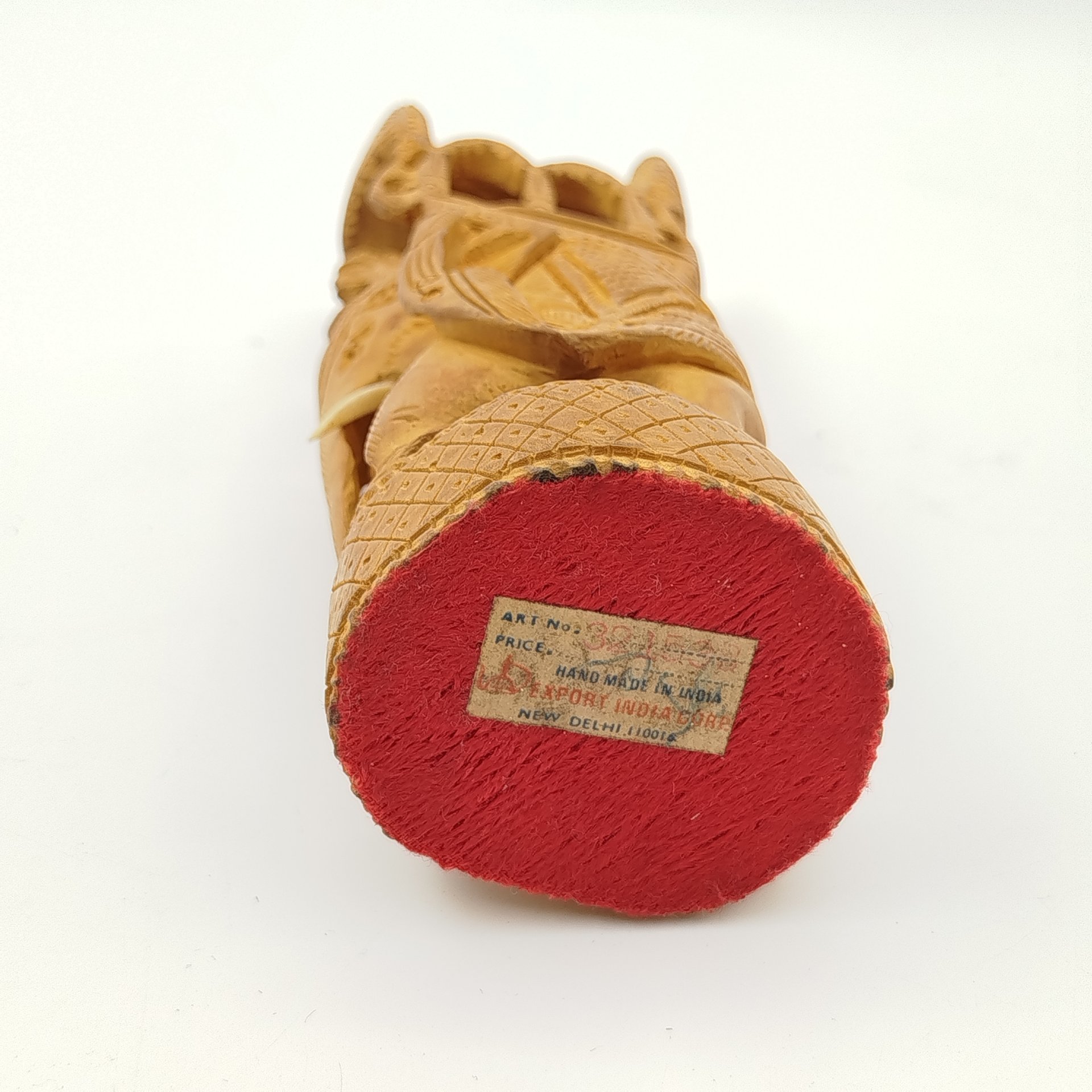 Статуэтка "Слон с паланкином", дерево, резьба, кость, Индия, 1970-1990 гг.