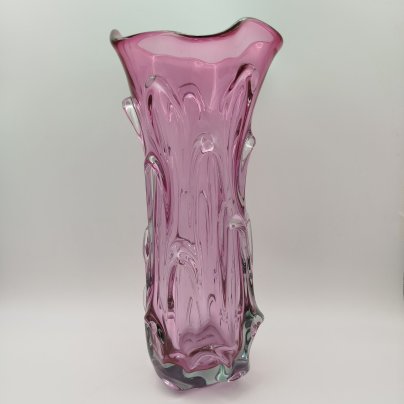 Ваза розового оттенка (большая)