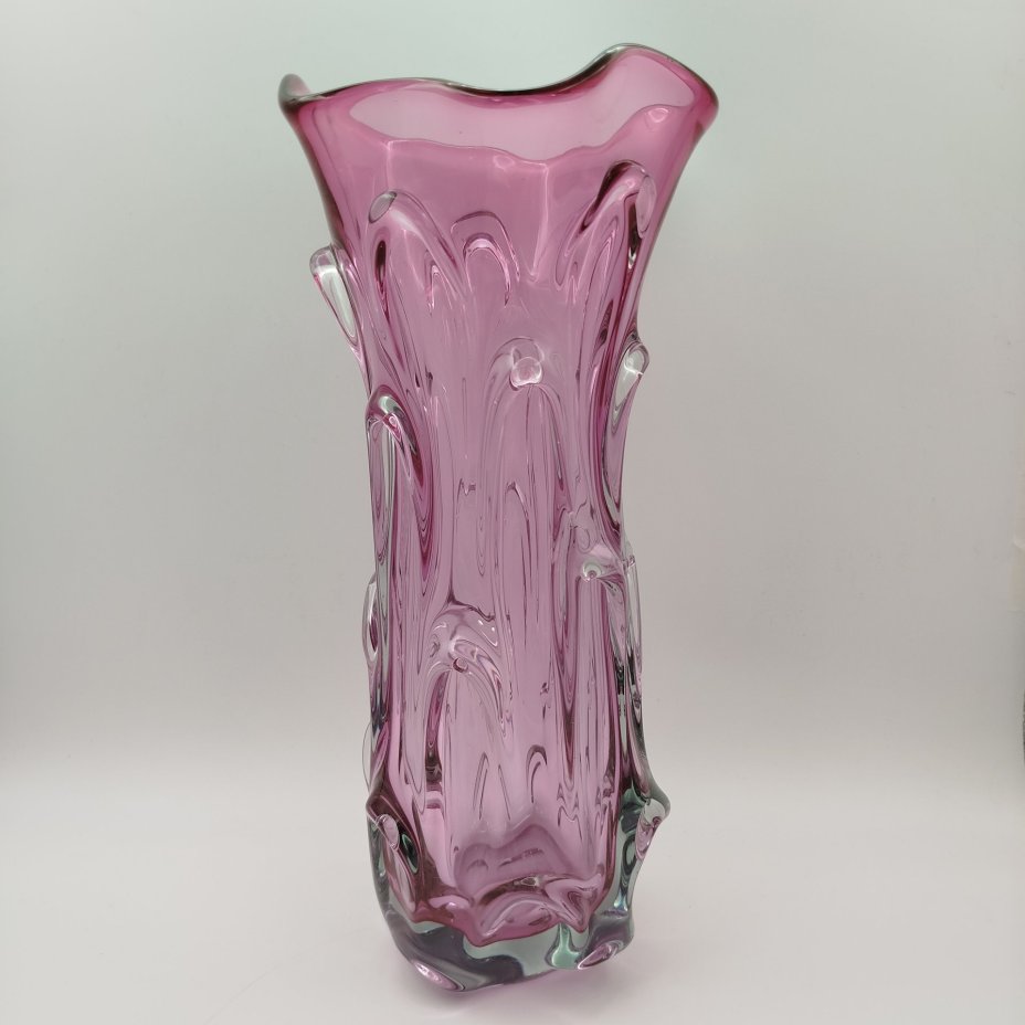 Ваза розового оттенка (большая)