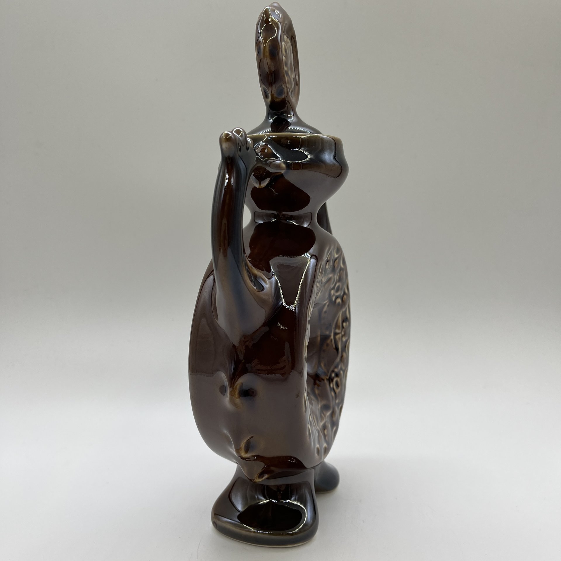 Кувшин (кумган) "Хоровод", керамика, цветные поливы, СССР, 1970-1990 гг.