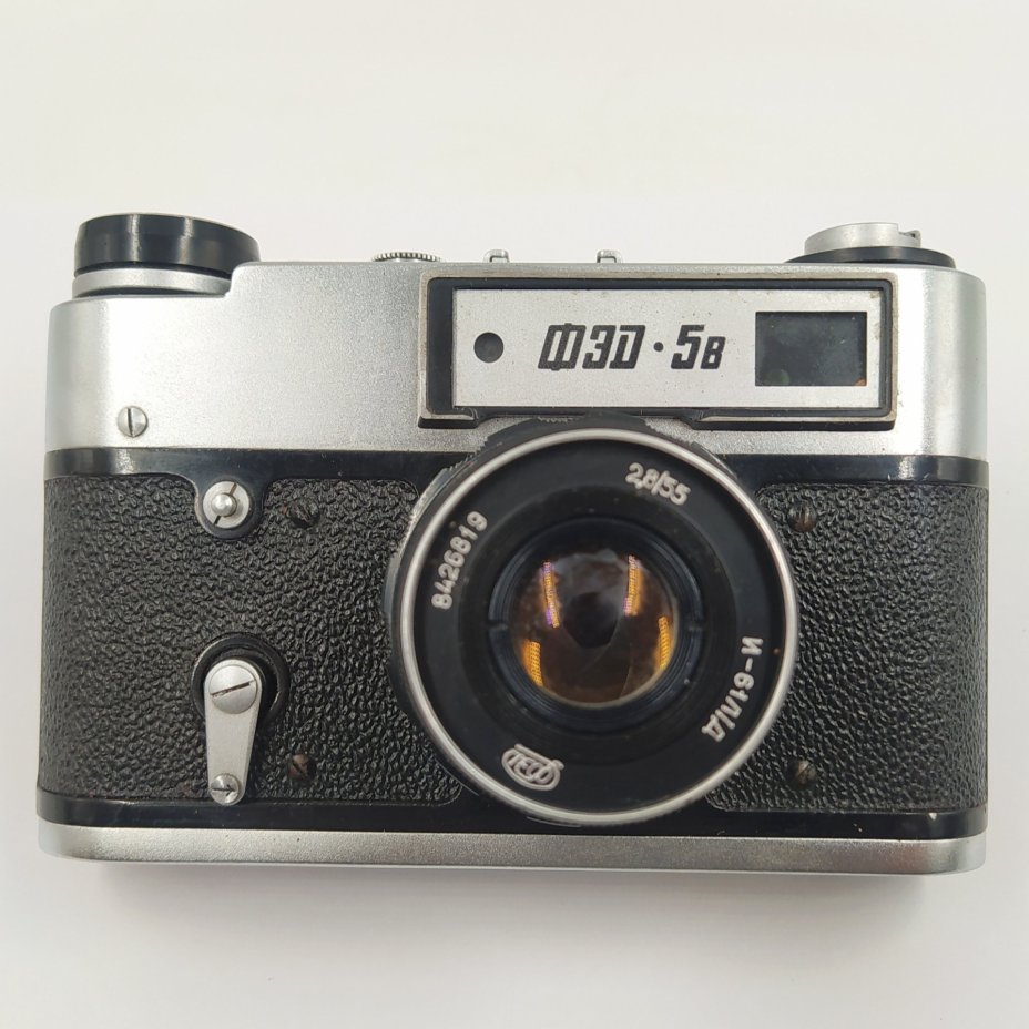 Фотоаппарат "ФЭД-5" с объективом "Индустар-61 Л/Д" в оригинальном кофре, Харьковский машиностроительный завод им. Дзержинского (ФЭД)