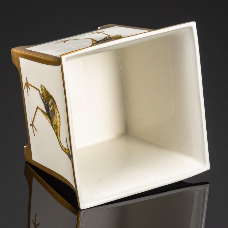 Ваза, "Birds", серия "Chateau Collection", фарфор, деколь, золочение, Villeroy & Boch, Германия, 1990-2010 гг.