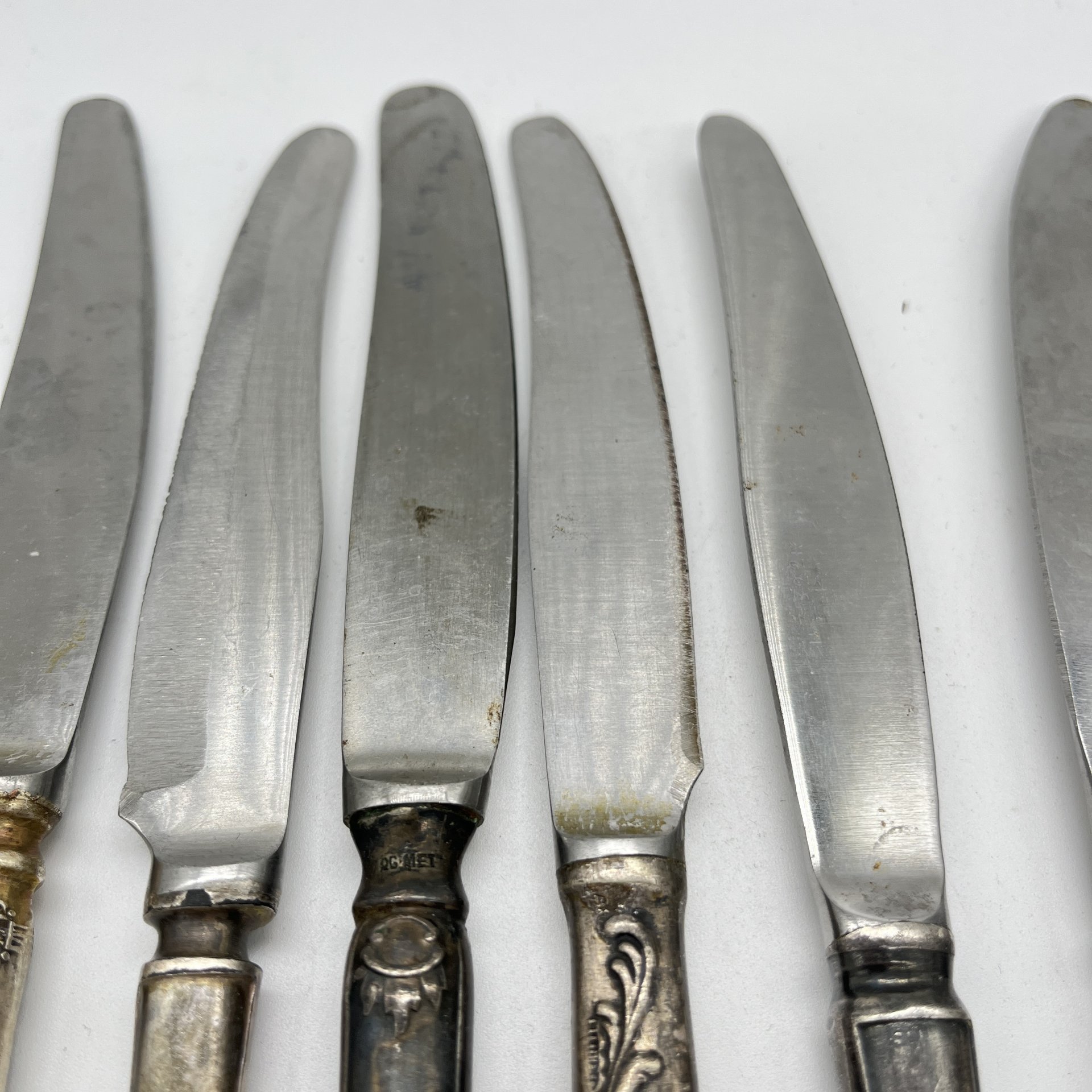 Набор из 6 ножей с декором "Пламя" (подбор)