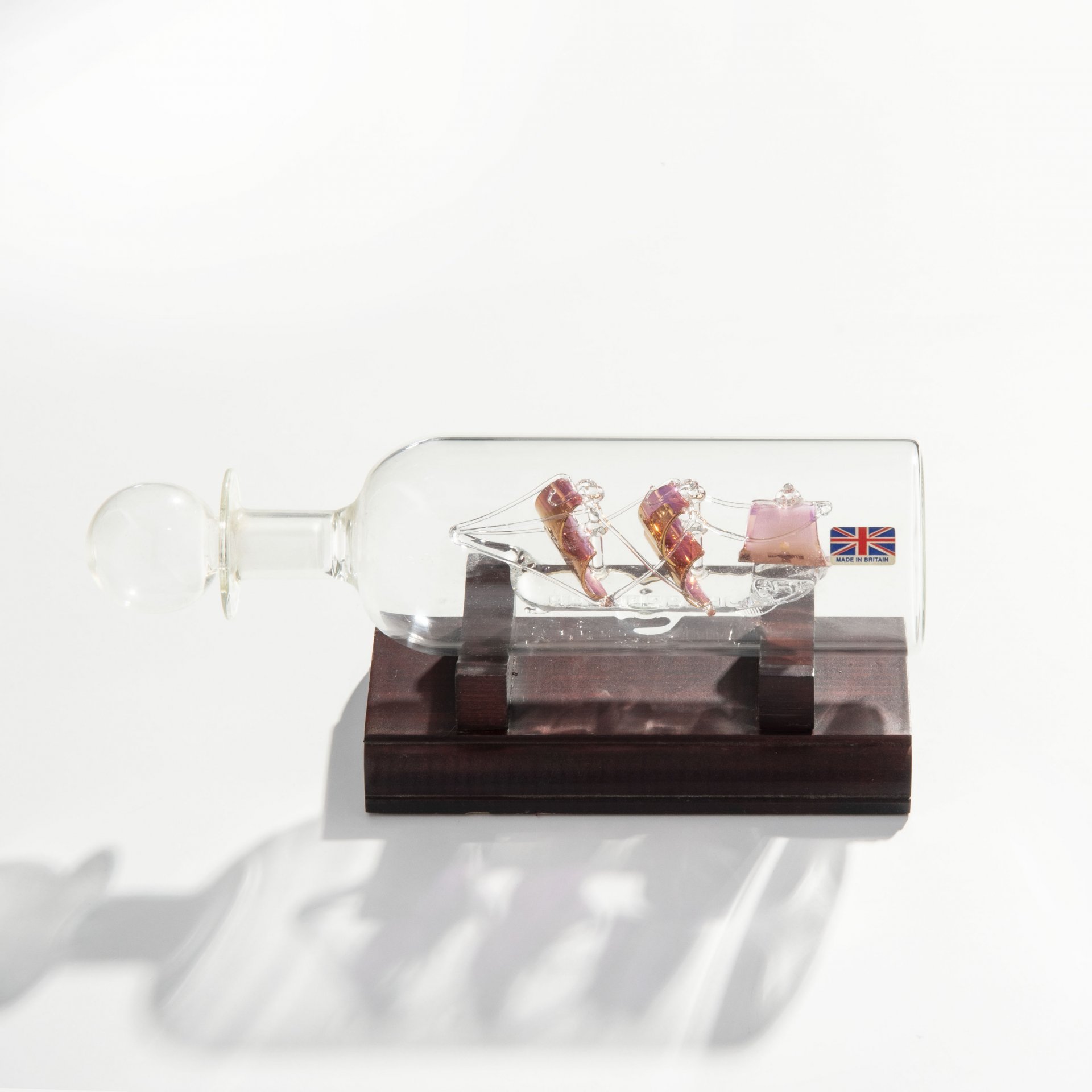 Композиция настольная корабль в бутылке "Nina 1492 Columbus fleet", Mayflower Glass