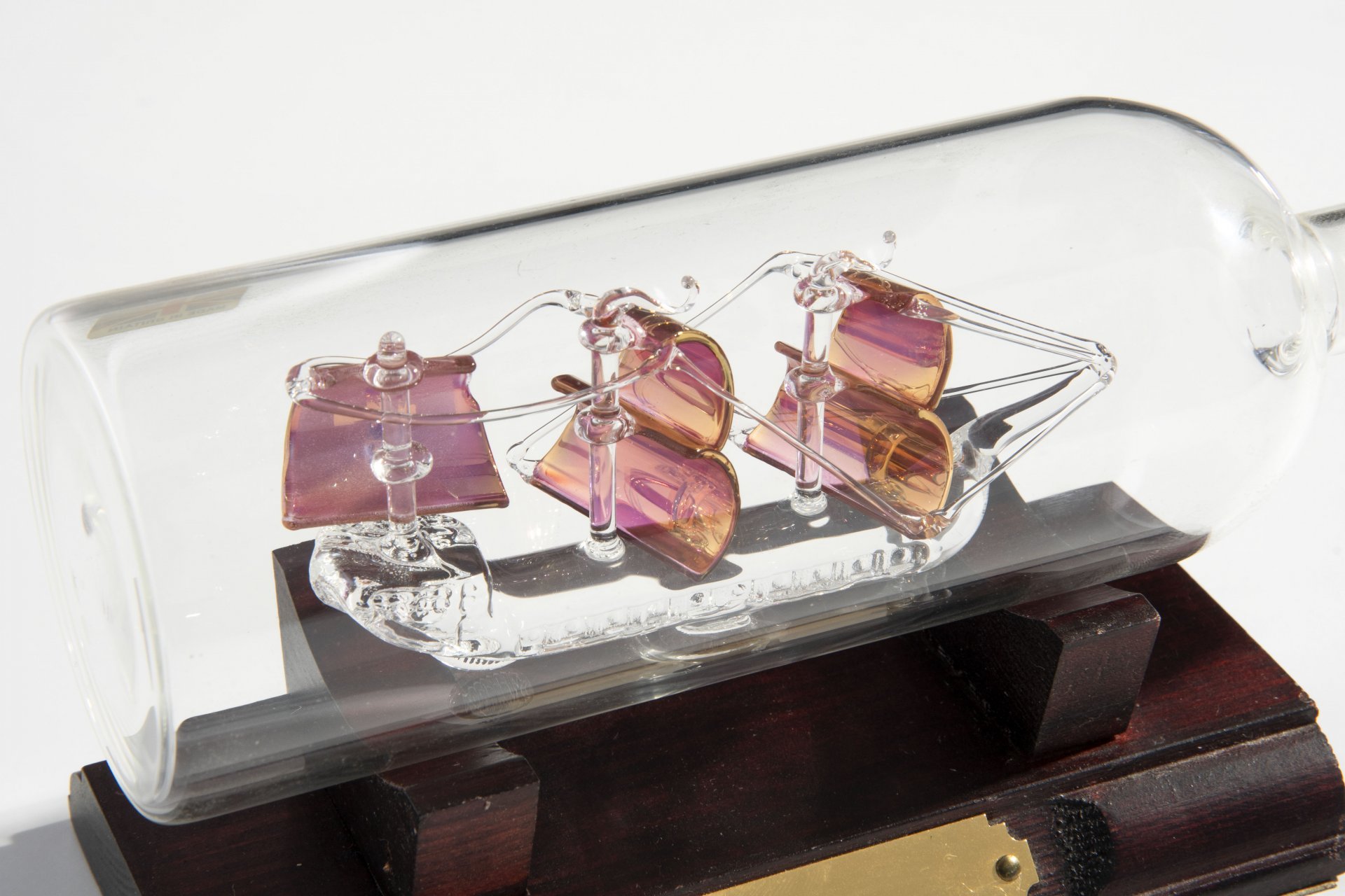 Композиция настольная корабль в бутылке "Nina 1492 Columbus fleet", Mayflower Glass