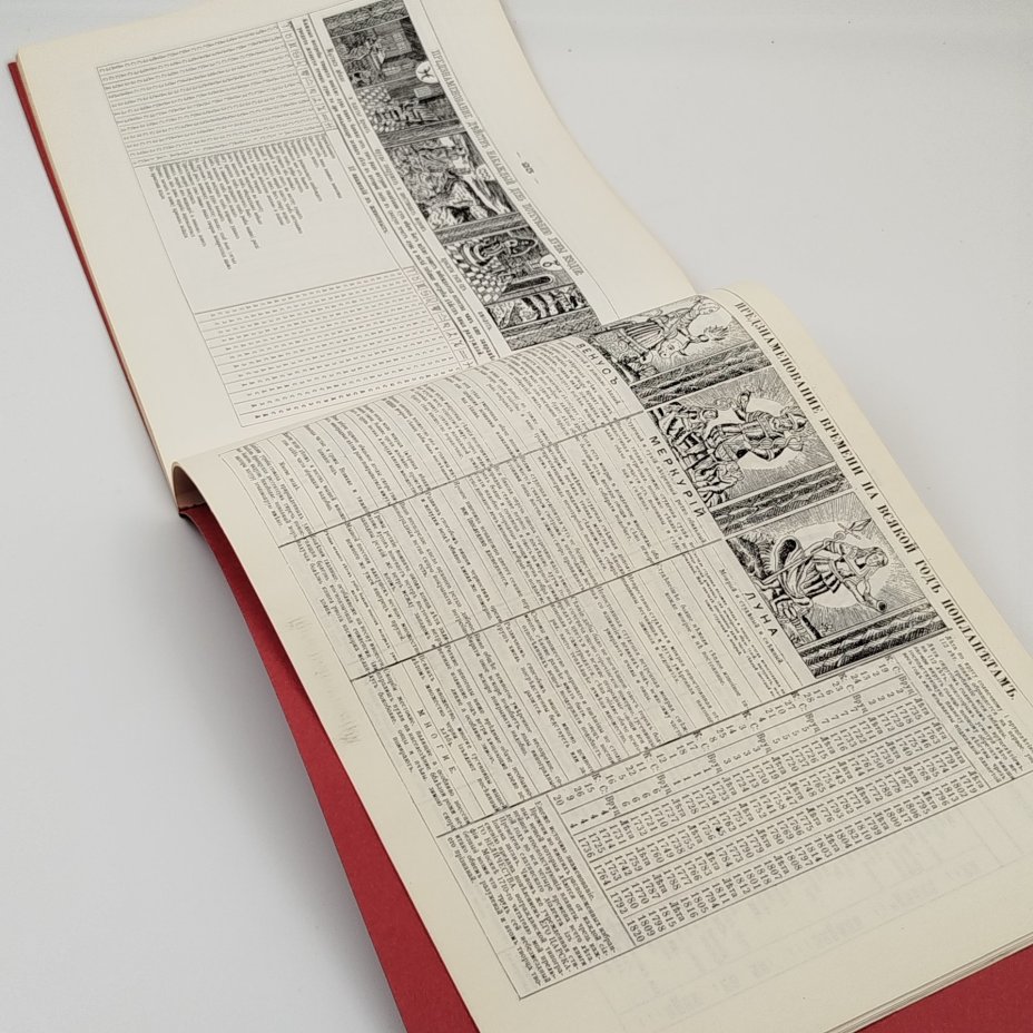 Альбом [Репринт] "Первобытный Брюсов календарь с начала первого его выхода при жизни Брюса с биографией графа Брюса" Издание Т. Росинского